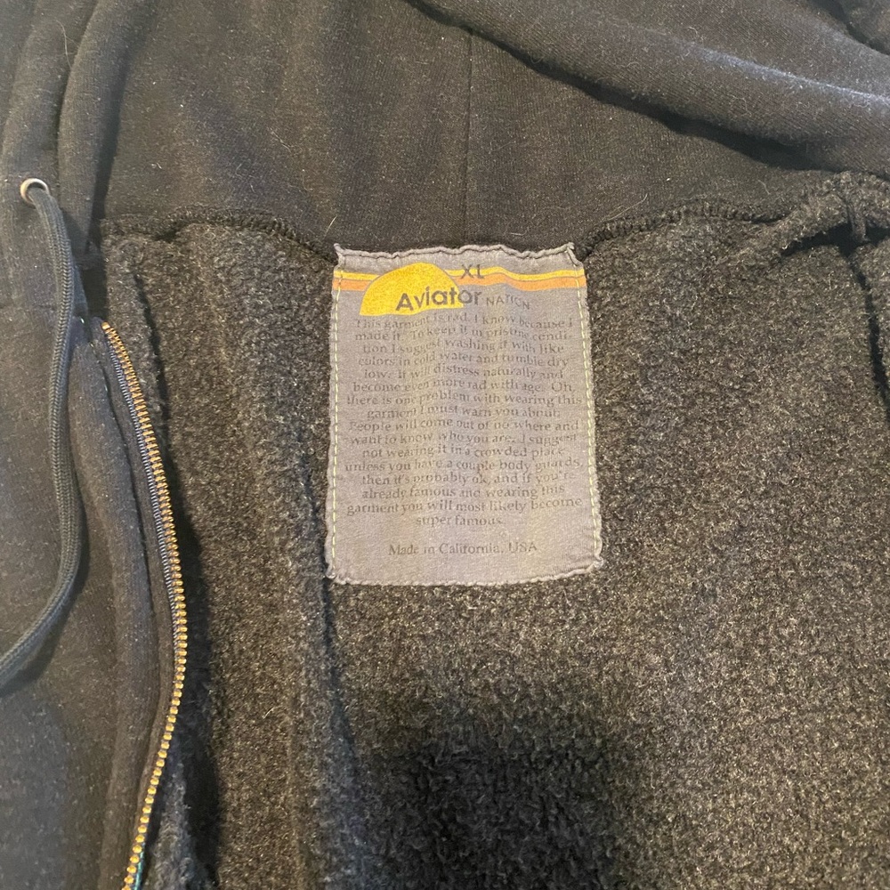 Aviator nation zip up